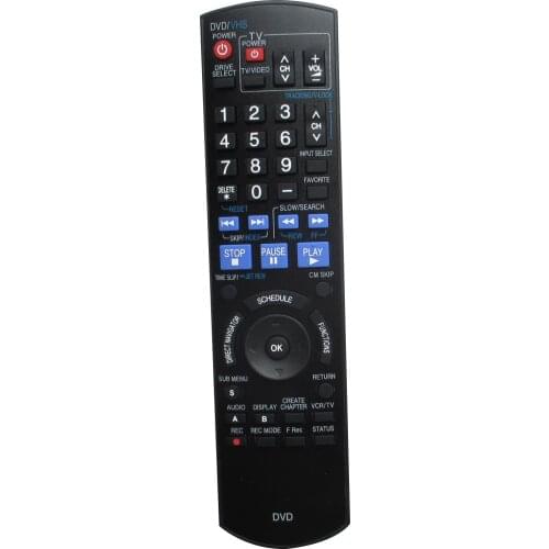 Remote For Panasonic N2QAYB000197 N2QAYB000211 DMR-EZ48 DMR-EZ485 DMR-EZ485V DMR-EZ485VK DMR-EZ48V DMR-EA18 DVD Player Recorder