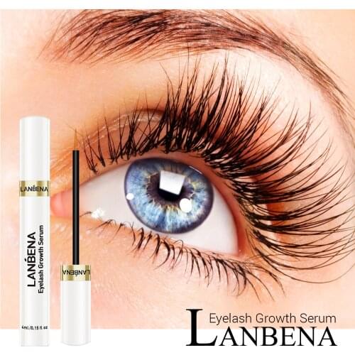 LANBENA Eyelash Growth Serum Curl Eyelashes Enhancer Longer Thicker Lashes Charming Big Eyes eye care Essence 4ml