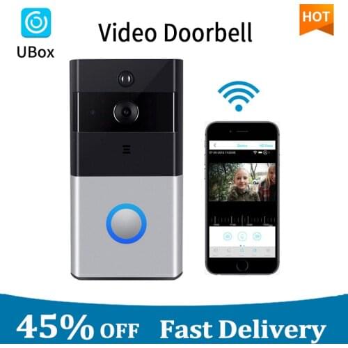 Ubox Video Doorbell Home Alarm 1080P Smart WIFI Monitoring Doorbell Wireless Intercom Phone Remote Video