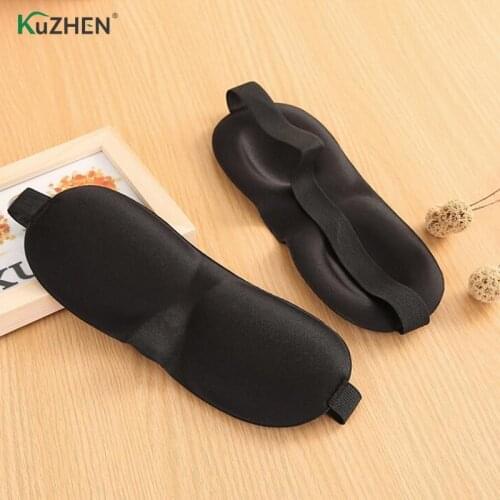 1 Pc 3D Sleeping Blindfold Eye Mask 2 Styles Travel Sleep Soft Natural Padded Shade Cover Rest Relax Eye Patch For Women Men