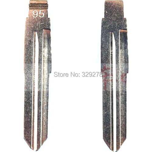 10pcs/lot Folding key blade For Daewoo Car key embryo replacing the key head Remote Key Blade NO.95
