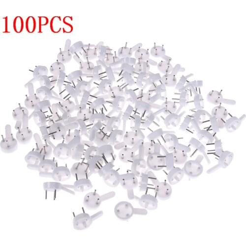 100pcs/set Multi Function Photo Frame Clock Mirror Wall Hangs A Picture Clasps Solid Wall Nail Contact Non-trace Nail Hooks