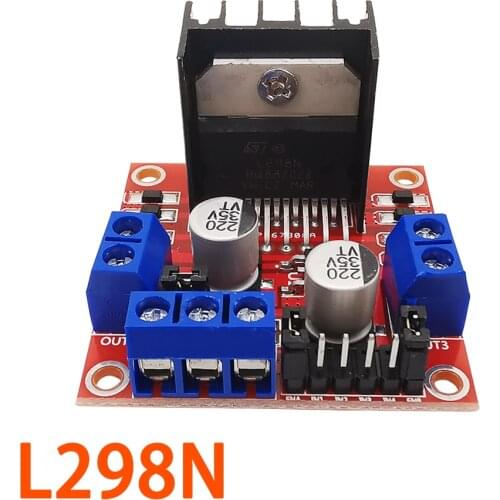 4Pcs/Lot L298N Driver Board Module L298N Motor Driver Board Module L298N Stepper Motor Smart Car Robot Breadboard Test Board