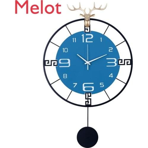 Nordic Living Room Clock Home Fashion Art Clock Cool Creative Wall Watch Decoration Stylish and Clock