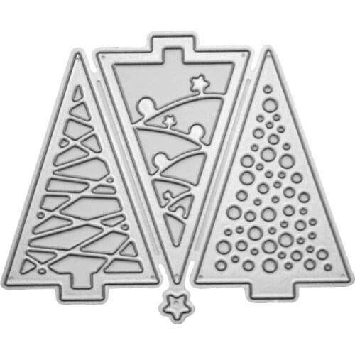 Trees Metal Cutting Dies Stencil DIY Scrapbooking Album Stamp Paper Card Embossing Decor Crafts T3LE