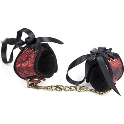 Flirt Toy nylon Comfortable Handcuffs Restraints Bondage Tools Flirting Tool for Beginners sex Toys For Couple