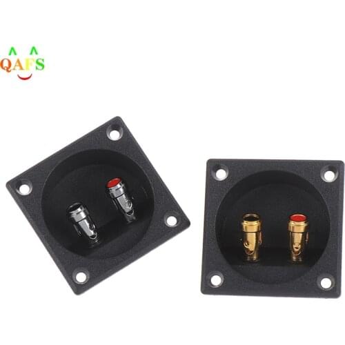 1pcs 57 x 57 x 25mm Round Cup Subwoofer Plug Car Stereo Speaker Box Terminal Connector