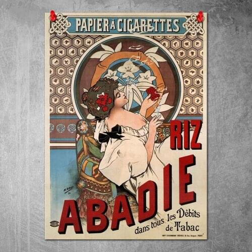 Alphonse Mucha Abadie Wall Art Poster Canvas Painting Nordic Wall Pictures Living Room Home Decor No Frame