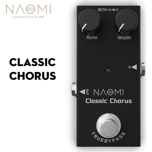 NAOMI Guitar Effect Pedal Professional DC 9V Mini Effect Pedal For Guitarist Gifts Guitar Ukulele Use