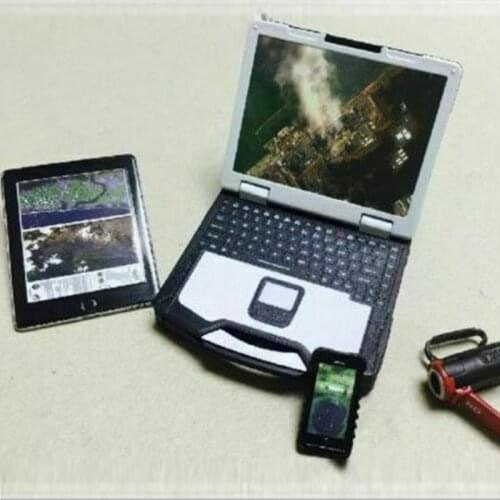 1/6 Scale Plastic Laptop IPAD DV Set Model CAM Scene Model Fit 12" Action Figure