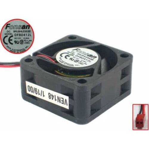 Delta Electronics DFB0412L Server Cooling Fan DC 12V 0.06A 40x40x20mm 2-wire