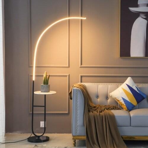 Modern Minimalist Art Led Floor Lamp Nordic Fishing Lights Bedroom Bedside Lamp Living Room Home Decor Sofa Corner Standing Lamp
