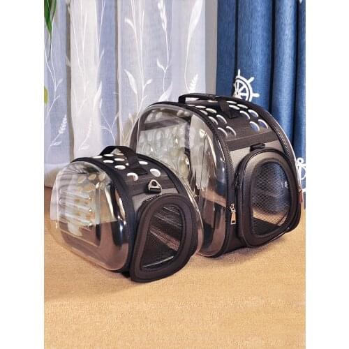 Pet Carrier Bag Hot Selling Solid Color Pet Bag Portable Foldable Space Capsule Pet Out Bag Breathable Cat Bag Pet Nest Handbag