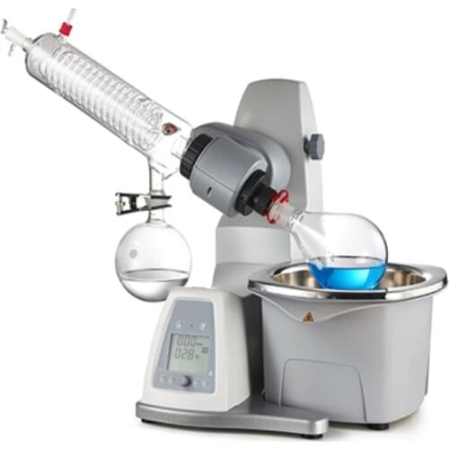 Vertical Rotary Evaporator Evaporative Cooling set 5L Heating Bath PTFE Speed Range 20-280rpm Laboratory Equipment Glassware