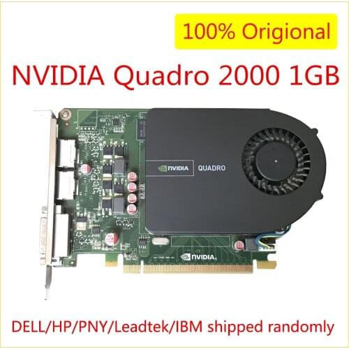 100% New Quadro 2000 1GB for NVIDIA Graphics Video Card for Graphic Design Drawing 3D Modeling Rendering Computer Graphics Card