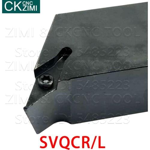 1PC SVQCR SVQCL 1212H11 1616H11 1616H16 2020K16 3232P16 CNC Lathe External Turning Tools Holder carrier for VCGT Turning Inserts