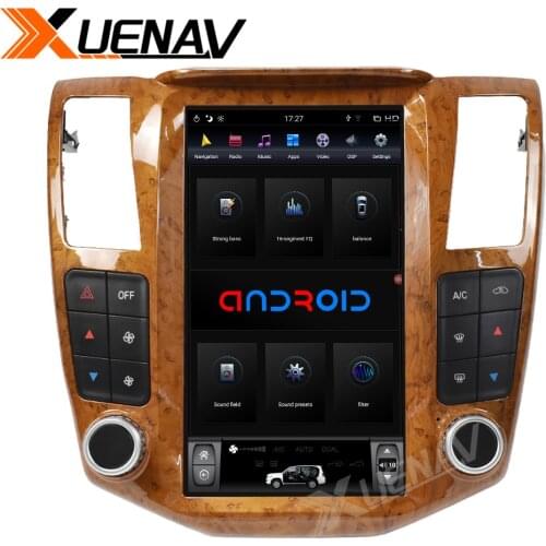 11.8inch For-Lexus PX6 Android DVD Player Car GPS navigation For-Lexus RX300 RX330 RX400 2004-2007 Vertical Screen player