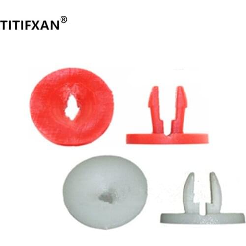 10PCS Car Lower Guard Plate Self-tapping Screw Base Plastic Fastener Clip For Ford Fiesta Mondeo Taurus Fast Wire Base Rivets