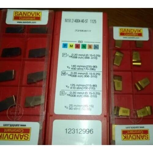 10PCS CARBIDE INSERT N151.2-4004-40-5T 1125