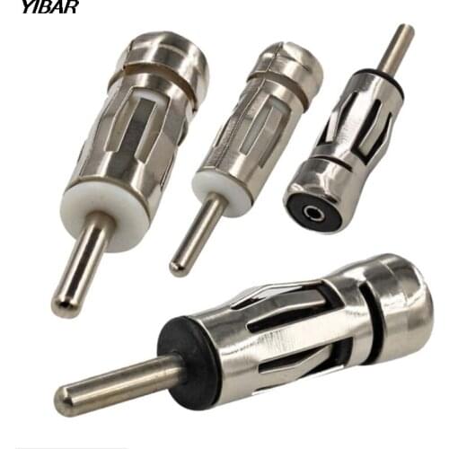 3pcs Car Vehicles Radio Stereo ISO To Din Aerial Antenna Mast Adapter Connector