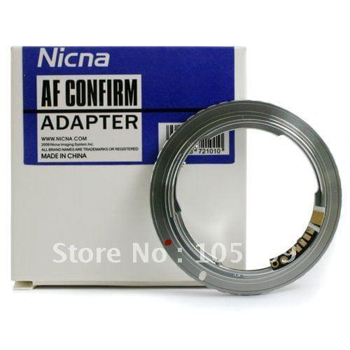 AF Comfirm pentax pk Lens to Canon adapter ring for EOS EF 60D 40D 50D 550D 600D mount Camera