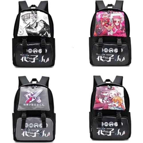 Anime Toilet-bound Jibaku Shounen Hanako Kun Cosplay Backpack Student School Shoulder Bag Laptop Travel Rucksack Gift