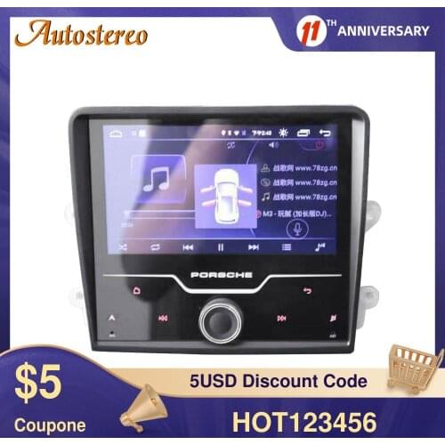 2 Din Android 10.0 Car DVD Player GPS Map Navigation For Porsche 718 987 Boxster GTS 2013-2015 Stereo Headunit Multimedia Player