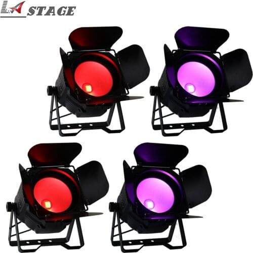 Free Shipping 4pcs/lot RGBWA UV 6 IN 1 COB Par LED Stage LED Par COB Light For Stage