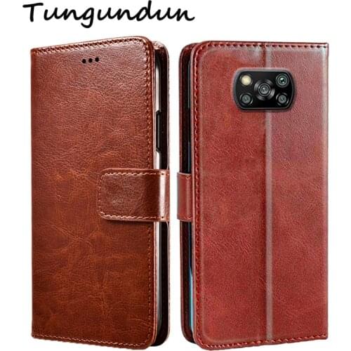 For Xiaomi Poco X3 Pro NFC Case Stand PU Leather Flip Shell Back Cover Protector For Poko Little X3 чехол Phone Wallet Book Capa