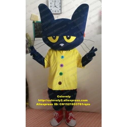 Pete Cat Mascot Costume Adult Cartoon Character Outfit Suit Family Spiritual Activities Sports Events CX2018 Free Shipping