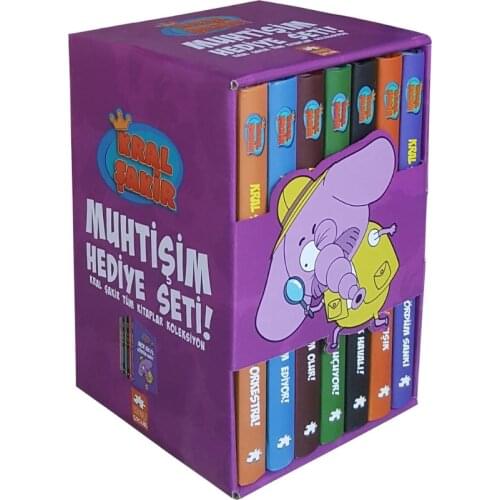 Kral Şakir 7 Book Suit Set (Purple)-Turkish Children Book