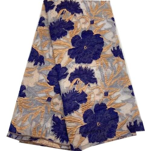 Latest Top Selling French Brocade Jacquard Lace Fabric African Tulle Net Lace Fabric Fabric For Nigerian Dress Sewing DP-130