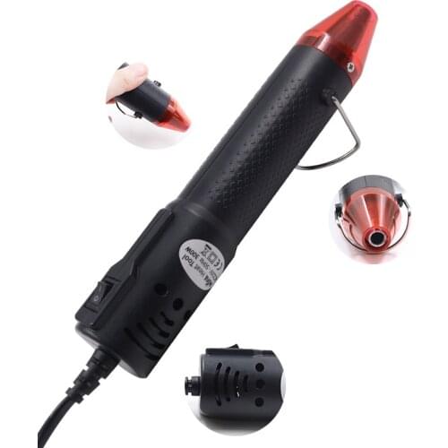 MOFA mini hot air gun soft ceramic heat shrinkable film quick setting tool rubber stamp DIY convex powder heating hot air pen