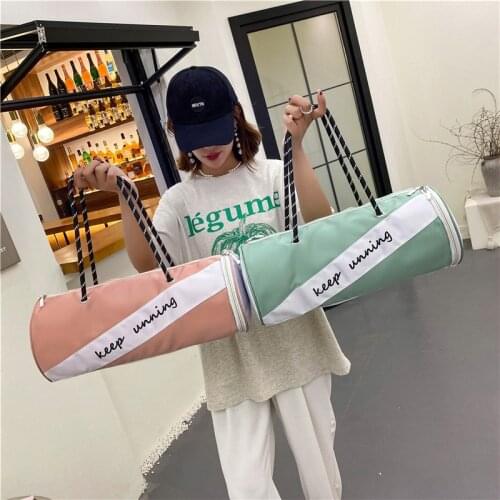 Fashion Womens Bags Trendy Letter Print Gym Bags Oxford Cloth Waterproof Sports Bags Large Capacity Leisure Travel Bags 2021
