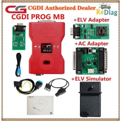 2020 Latest CGDI Prog MB for Benz Car Key Add Fastest for Benz Key Programmer with all Adapter Support All Key Lost