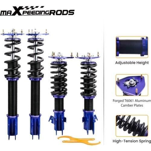 Coilovers Spring Shock Absorber Strut For Subaru Impreza WRX STi GDB EJ20 EJ25 2002-2007 Adjustable Height