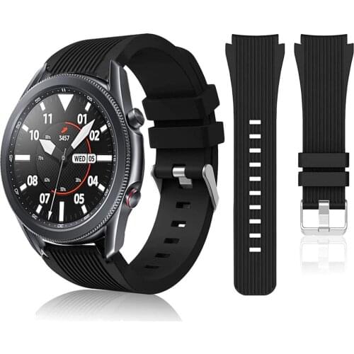 Galaxy watch 3 band 45mm 41mm for samsung galaxy watch active 2 strap silicone correa for amazfit bip gts gtr huawei watch gt 2e