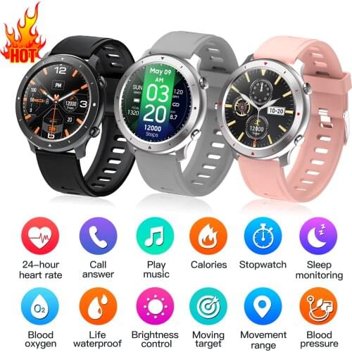 KAIHA 2021New Smart Watch MEN women smartwatch Sport Fitness Watches IP67 Waterproof Bluetooth call For Android ios
