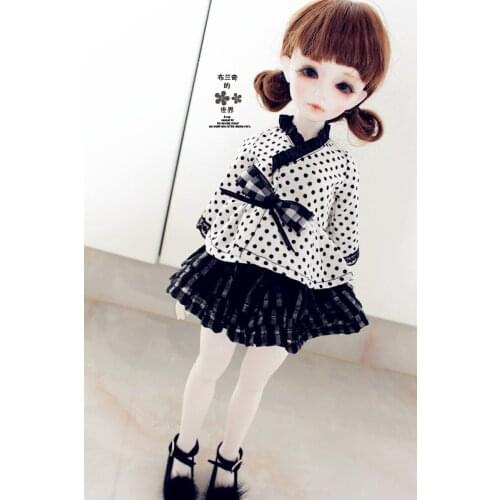 1/6 1/4 1/3 scale BJD top+dress for SD clothing BJD doll accessories,Not included doll,shoes,wig,and other accessories 18D1642