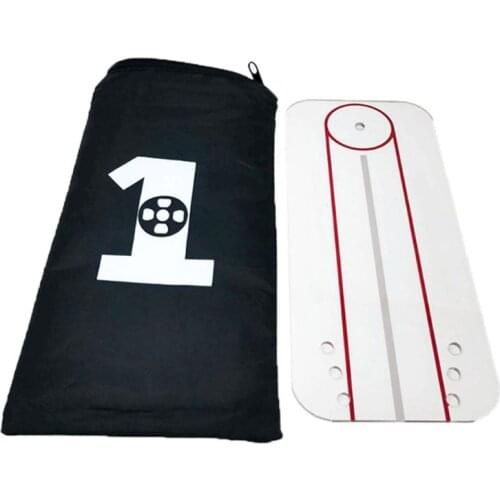 Golf Putting Training Aid Practice Putting Alignment Tool Mirror Protable Easy 24BD