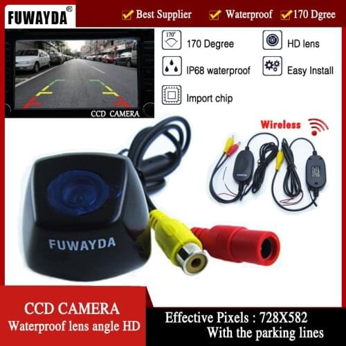 FUWAYDA Wireless car camera Rear View Reverse color CCD HD Camera WIde Angle For BMWX1 X3 XI5 X6 waterproof Night Vision