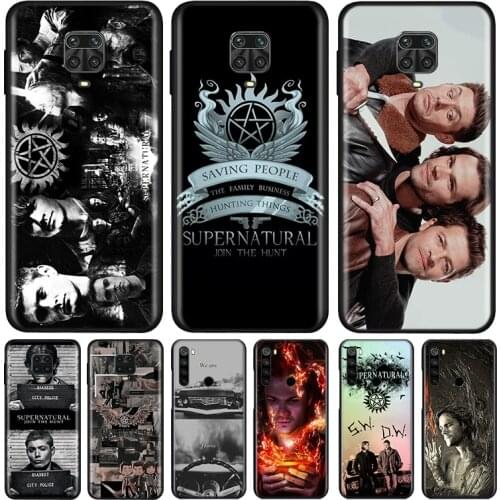 Supernatural TV Show Silicone Cover For Xiaomi Redmi Note 9 9A 9C 9S Pro Max 8T 8 7 6 5 Pro 5A 4X 4 Prime Phone Case