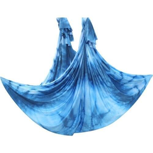 Home yoga hammock swing 7m fabric Solid color anti gravity inversion yoga swing Air yoga swing for stretching
