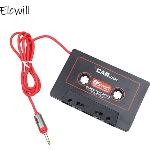 Hot Aux Adapter Car Tape Audio Cassette Mp3 Music Player Converter Adapter 3.5mm Jack Plug for IPod IPhone MP3 CD Player