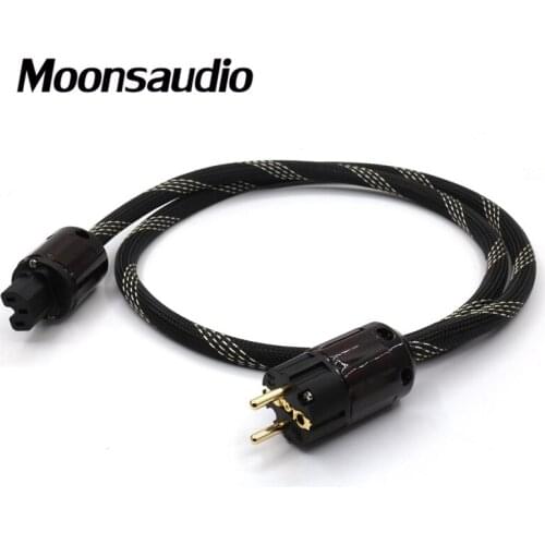 Hifi audio 4N OFC Pure copper EU version power cable with P-079E/C-079 connector plug hi-end schuko power cord