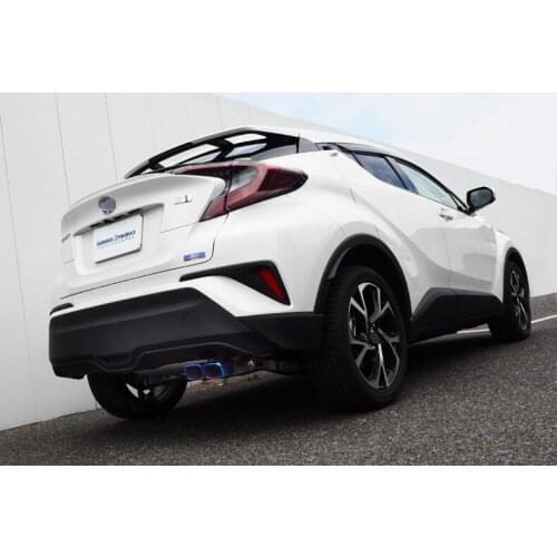 Chrome Stainless Steel Tail End Pipe Exhaust Muffler Cover Trims 1PC For Toyota C-HR C HR 2016 2017 Car styling