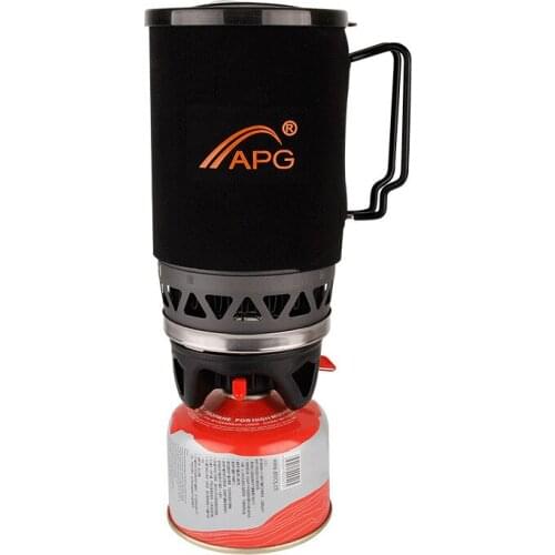 1400ml Multi Gas Stove Cooking System Outdoor Camping Stove Heat Exchanger Pot Multi Koken Function Gas Burners