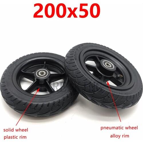 Newest 200x50 solid wheel tyre 200*50 Pneumatic wheel tire for Electric Scooters Accessory