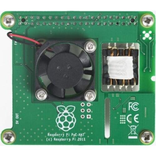 Official Power over Ethernet (PoE) HAT for Raspberry Pi 3 Model B