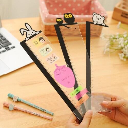 1 Pair Monitor Memo Board Cute Animal Acrylic Computer Monitor Side Panel with Sticky Notes Holder for Home Office Supplies